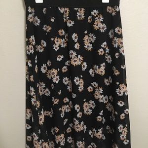 💥SALE💥 🦄LLR LuLaRoe Daisy Lola Midi Skirt